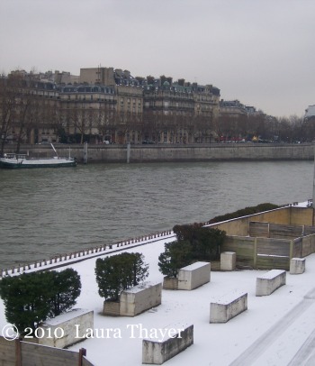 Seine River Snow