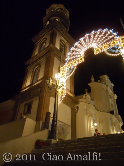Ciao Amalfi Coast Blog Atrani La Maddalena 2011 Chiesa Festival of La Maddelena in Atrani 2011