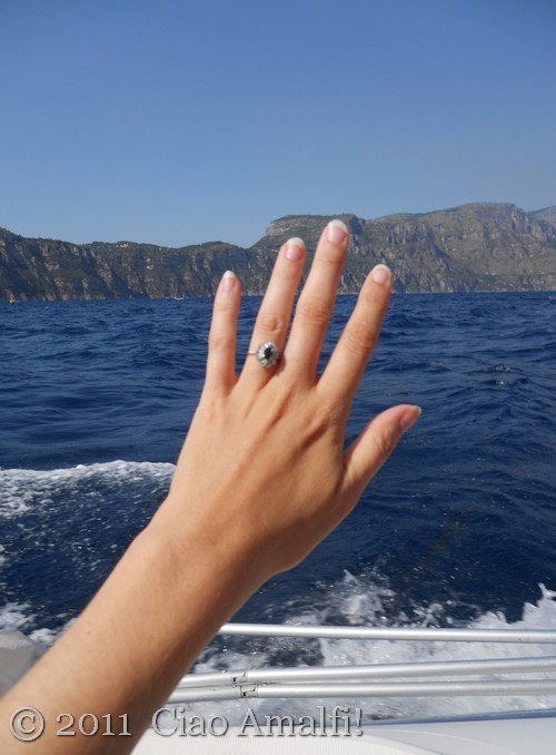 Engaged on the Amalfi Coast!