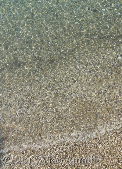 Beautiful sea at La Marinella Beach
