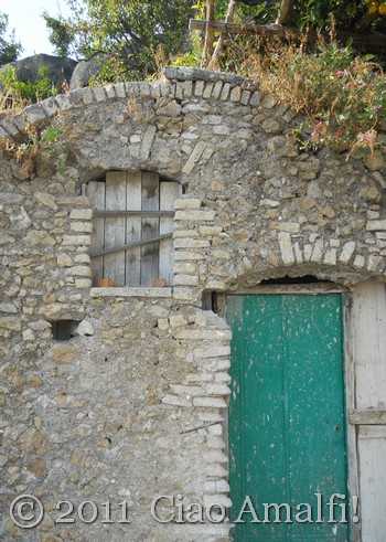 Old Stone Building on the Amalfi Coast