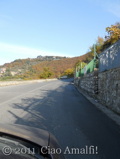 Ciao Amalfi Coast Blog Road Home 1 Autumn drive to the Amalfi Coast