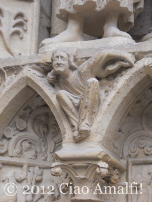 Ciao Amalfi Coast Blog Notre Dame Facade Cathedral Detail from the Facade of Notre-Dame