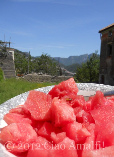 Ciao Amalfi Coast Blog Watermelon Signs of Summer Summer on the Amalfi Coast