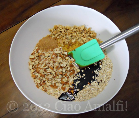 Ciao Amalfi Coast Blog Granola Recipe Ingredients Making homemade granola