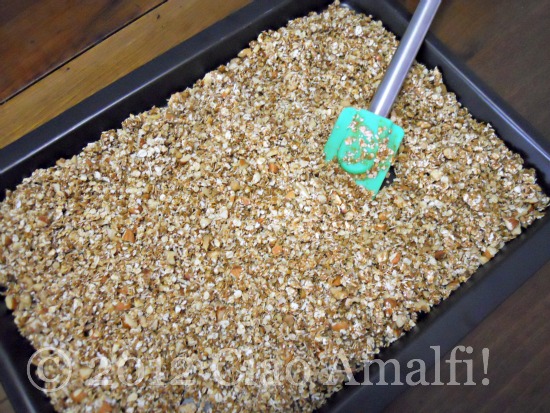 Ciao Amalfi Coast Blog Granola Recipe Ready for Oven Easy homemade granola recipe