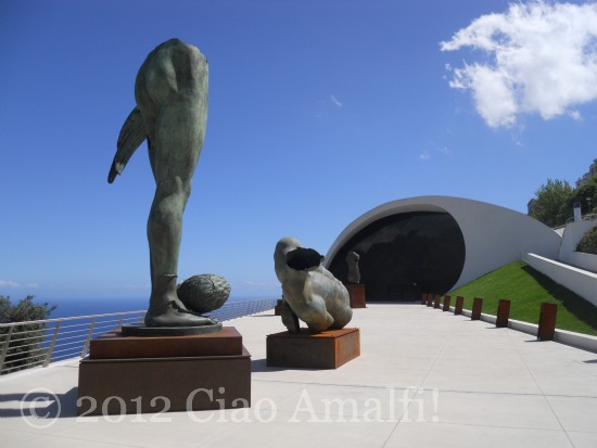 Ciao Amalfi Coast Blog Ravello Auditorium Oscar Niemeyer Igor Mitoraj exhibition 1 Ravello Festival Exhibition Oscar Niemeyer Amalfi Coast