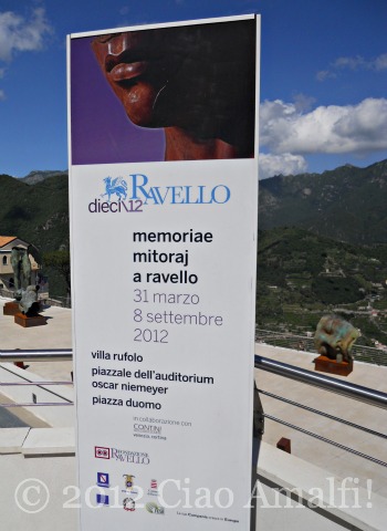 Ciao Amalfi Coast Blog Ravello Auditorium Oscar Niemeyer Igor Mitoraj exhibition 7 Ravello Festival Art Exhibition on the Amalfi Coast