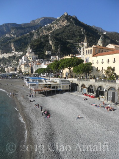 Amalfi Marina Grande Beach January 2013 Amalfi Marina Grande Beach January 2013
