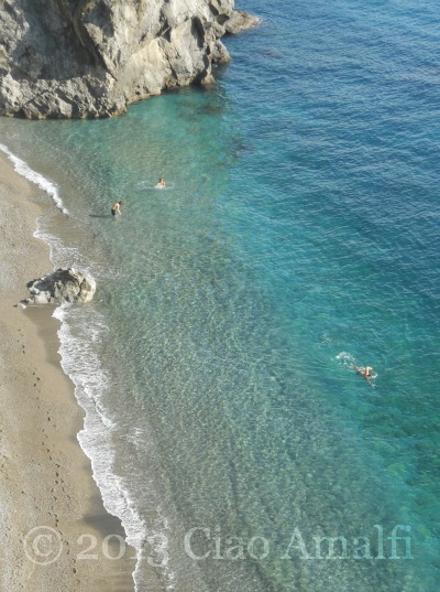 Swimming on the Amalfi Coast January 2013
