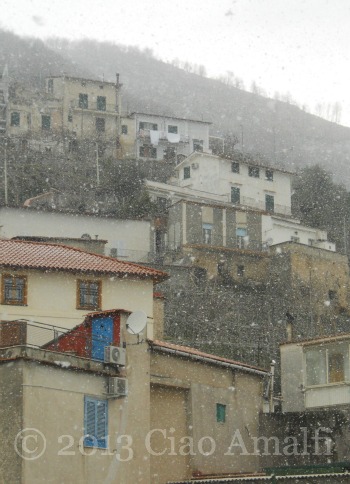 Snowflakes on the Village Amalfi Coast Snowflakes on the Village Amalfi Coast