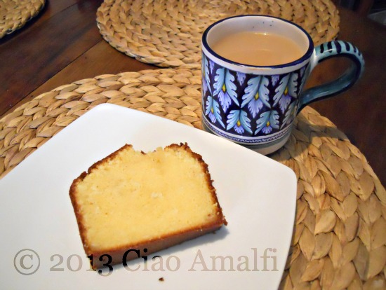 Ciao Amalfi Coast Travel Recipe Lemon Pound Cake with Tea Ciao Amalfi Coast Travel Recipe Lemon Pound Cake with Tea