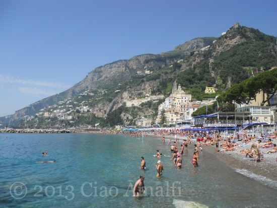 Ciao Amalfi Coast Travel First Swim Summer Beach