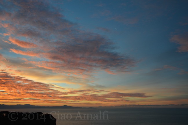 Amalfi Coast Travel Sunrise and Moon