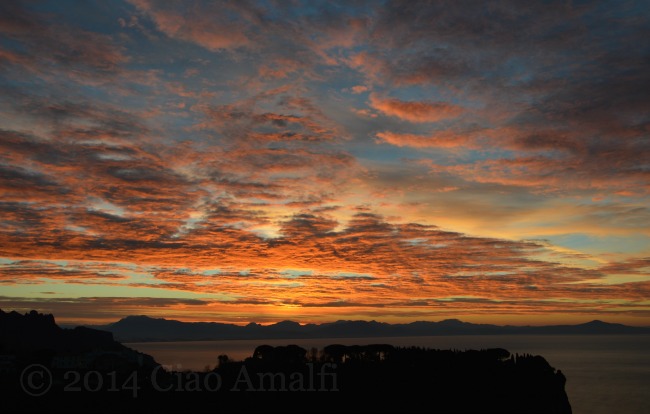 January Sunrise on the Amalfi Coast