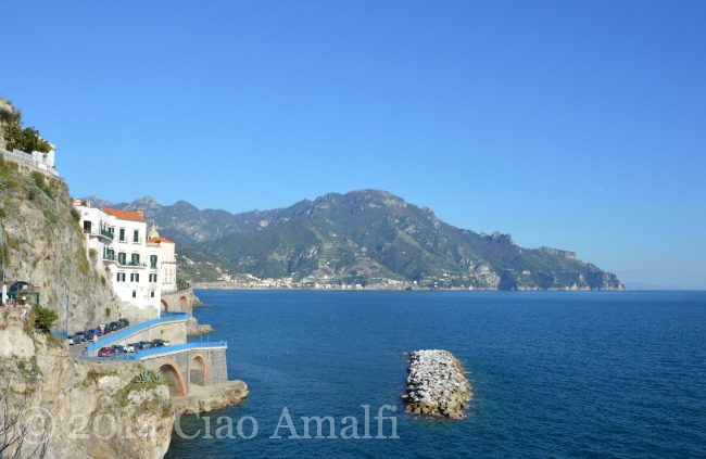 Atrani in the December Sunshine Atrani in the December Sunshine