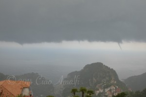 Amalfi Coast Travel Summer Storms Waterspouts