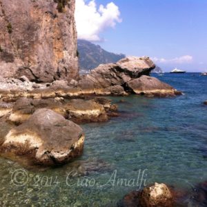 Amalfi Coast Travel Santa Croce Beach Rocks