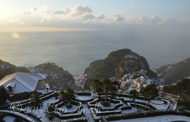 Amalfi Coast Travel Snow December 2014
