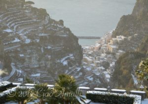 Amalfi Coast travel Snow Atrani