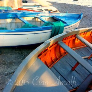 Amalfi Coast Travel Beach Boats Fishing