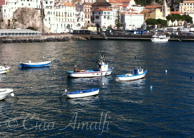 Amalfi Coast Travel Fishing Boats