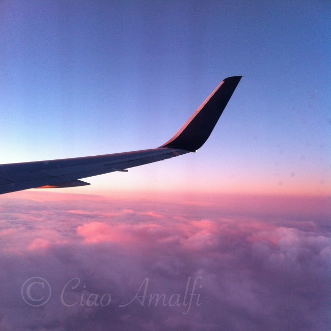 Flying to the Amalfi Coast