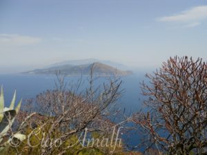 Amalfi Coast Travel View of the Sorrento Peninsula from Villa Jovis