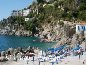 Amalfi Coast Beaches Lido delle Sirene Beach in Amalfi - Near the Hotel Aurora