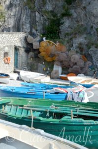 Amalfi Coast Travel La Praia Beach Fishing Boats and Nets