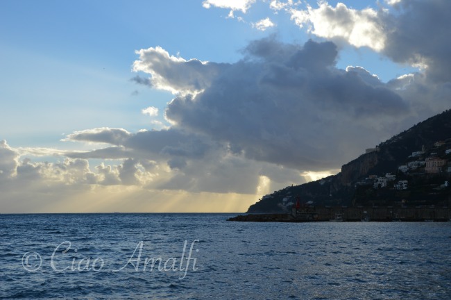 Amalfi Coast Travel Winter Sunset