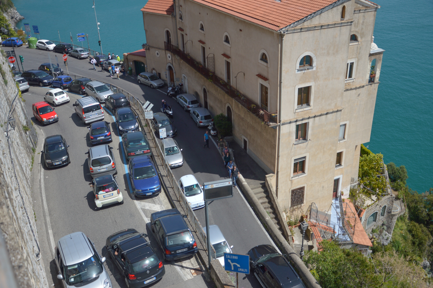 Driving on the Amalfi Coast