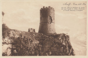 ciao-amalfi-torre-dello-ziro-postcard-black-white