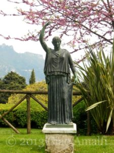 Ciao Amalfi Coast Travel Ravello Villa Cimbrone Statue View