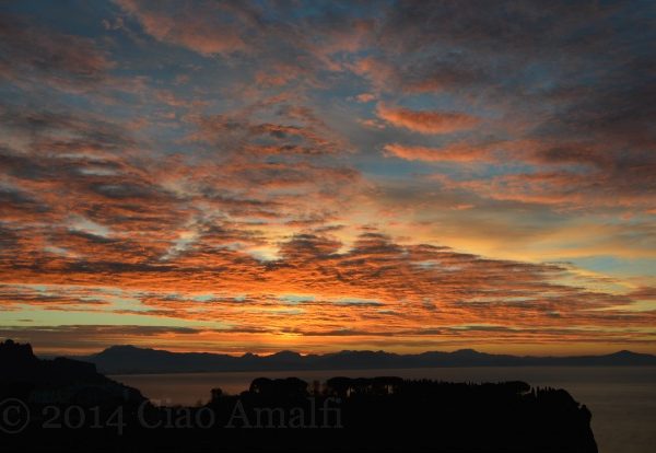 January Sunrise on the Amalfi Coast