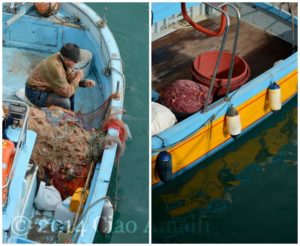 Amalfi Coast Travel Fishing Boats