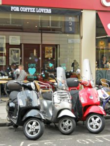 Amalfi Coast Travel Vespas in London