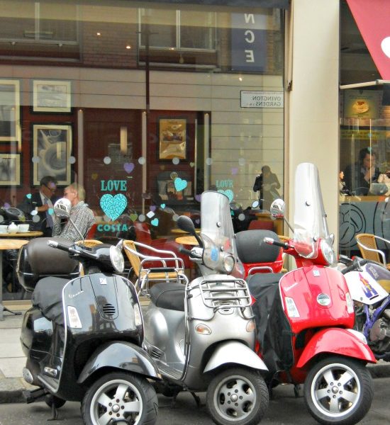 Amalfi Coast Travel Vespas in London