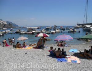 Amalfi Coast Beach with Kids