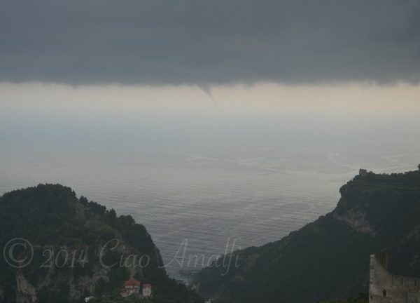 Waterspouts on the Amalfi Coast