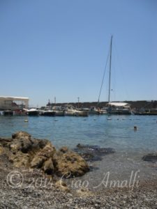 Sailboat on the Amalfi Coast