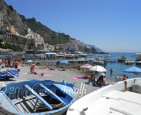 First Summer Swim in Amalfi