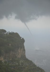 Laura Thayer Amalfi Coast Summer Storm Waterspout