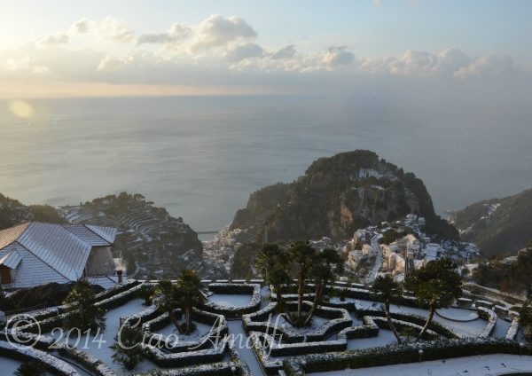 Snow on the Amalfi Coast!