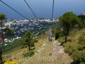 Amalfi Coast Travel Capri Chairlift Monte Solaro Anacapri