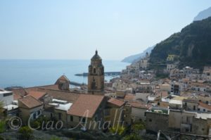 Amalfi Coast Travel Hiking in Amalfi Duomo from Above