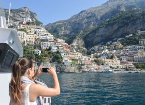 Taking the Ferry to Positano